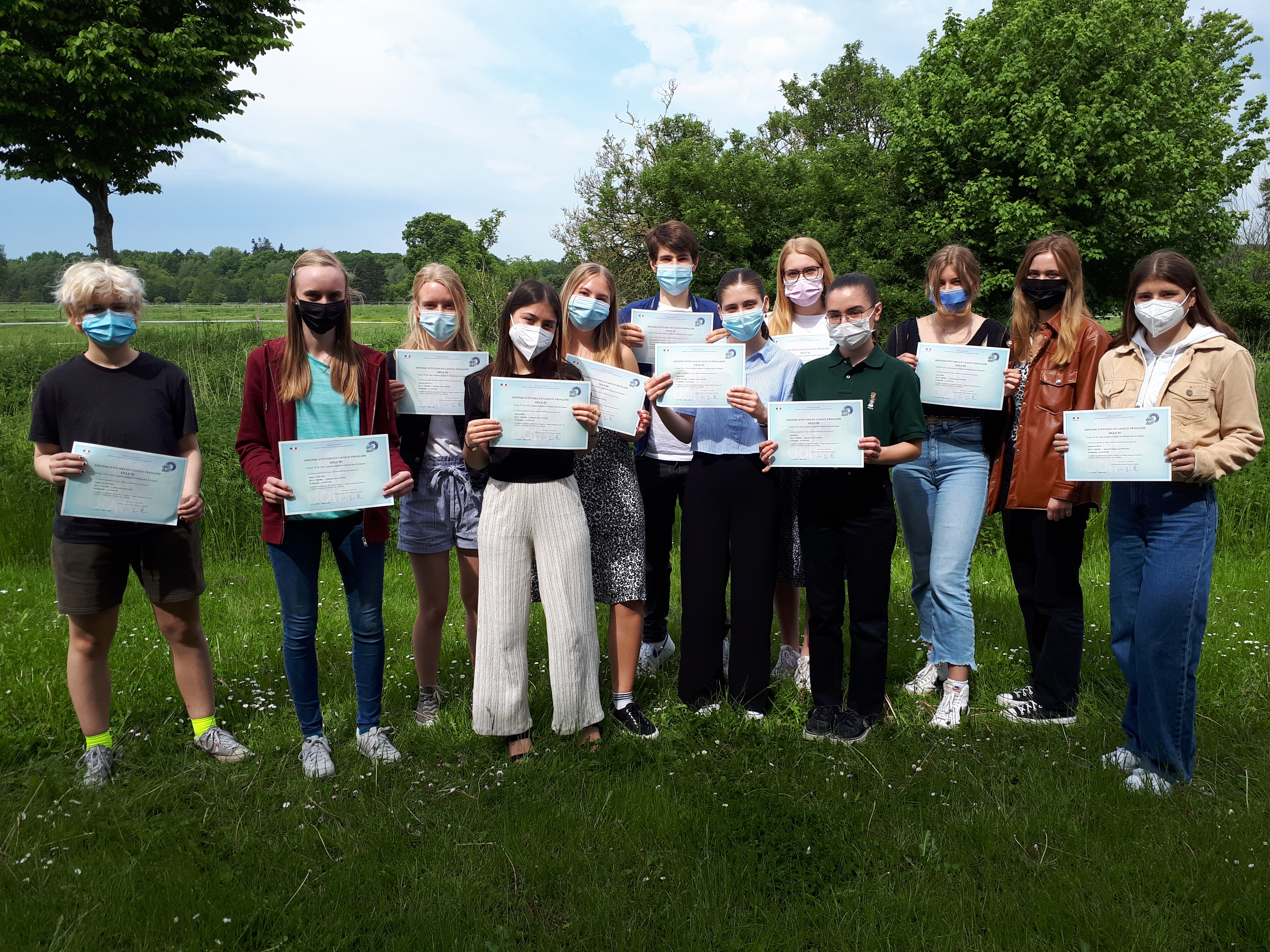 DELF-Niveau A2 und B1